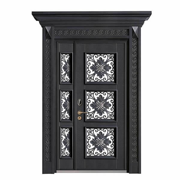 鑄鋁子母玻璃門